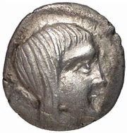 Diobol - Saratokos Type II; ΣΑΡΤΟΚΟ obverse image