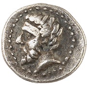 Diobol - Metokos Head facing left obverse image