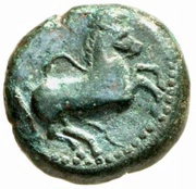 Æ - Metokos Type I; Horse facing right obverse image