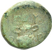 Æ - Hebryzelmis Type IV, Central and Eastern Europe (ancient), 386 BC - 383 BC reverse image