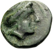 Æ - Kotys Cybele obverse image