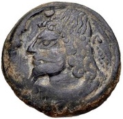 Unknown Æ - Wanwan Kangju; 1st period; regular tamgha; heavy type obverse image