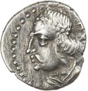1 Hemidrachm - Ashtat Nakhshab; facing left obverse image