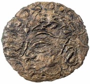 1 Hemidrachm - Anoymous Nakhshab; debased late type obverse image