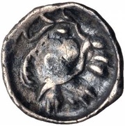 1 Hemidrachm Antiochos imitation; Samarqand, Central Asia (ancient), 201 BC - 101 AD reverse image