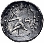 1 Hemidrachm Antiochos imitation; Samarqand, Central Asia (ancient), 101-201 reverse image
