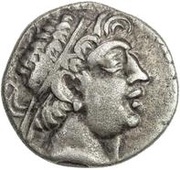 1 Tetradrachm Euthydem imitation; Sogdiana; Greek legend only obverse image