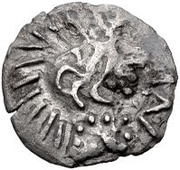 1 Denarius Circle; T obverse image