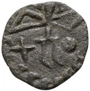 1 Denarius Cross; circle reverse image