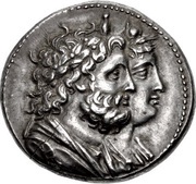 Tetradrachm - Ptolemy IV Philopator Alexandreia; Battle of Raphia obverse image