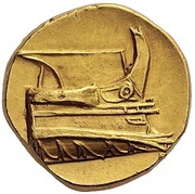 Stater - deified Alexander III Alexandreia reverse image