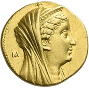 Mnaeion - Ptolemy II Philadelphus In the name of Arsinoe II obverse image