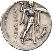 Tetradrachm In the name of Alexander III reverse image
