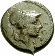 1 Quartuncia Horse facing left obverse image