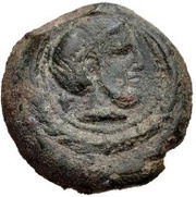 10 Centesimae Incuse series: fish obverse image