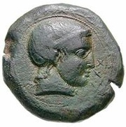 25 Centesimae Incuse series: dolphin obverse image