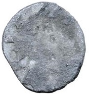 Silver 1 As Male head series I: facing left, Etruria, 401 BC - 301 BC reverse image