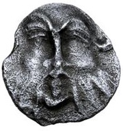 Silver 1 As Silenus series: detailed face obverse image