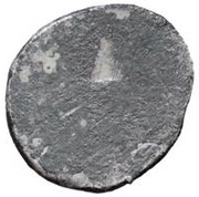 Silver 1 As Male head series II: facing right; without value, Etruria, 301 BC - 206 BC reverse image