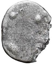 Silver 5 Asses Turms series III: facing right; dots, Etruria, 301 BC - 206 BC reverse image