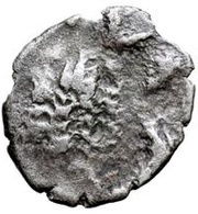 Silver 5 Asses Turms series III: facing right; legend reverse image