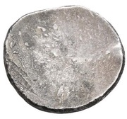Silver 10 Asses Apulu series II: facing left; blank, Etruria, 301 BC - 206 BC reverse image