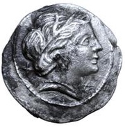 Silver 10 Asses Persipnai series obverse image