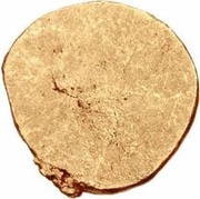 Gold 10 Asses Male head series III: facing right; value right reverse image