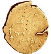 Gold 10 Asses Male head series III: facing left reverse image
