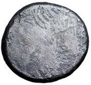 Silver 20 Asses Amphora / Octopus series, Etruria, 450 BC - 401 BC reverse image