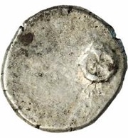 Silver 20 Asses Gorgoneion series II: sepia, Etruria, 301 BC - 206 BC reverse image