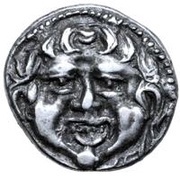 Silver 20 Asses Metus series: without diademed obverse image