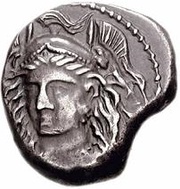 Silver 20 Asses Menrva series I obverse image
