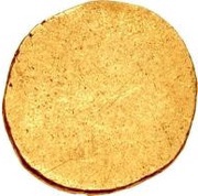 Gold 25 Asses Male head series III reverse image