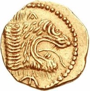 Gold 50 Asses Lion's head series I obverse image