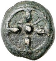 1 Uncia Wheel / Anchor; four spokes obverse image