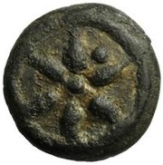 1 Uncia Wheel / Wheel; six spokes, Etruria, 225 BC - 201 BC reverse image