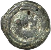 1 Sextans Archaic wheel / Archaic wheel, Etruria, 240 BC - 225 BC reverse image