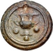 1 Quadrans Wheel / Krater, Etruria, 240 BC - 225 BC reverse image