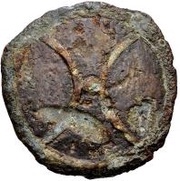 1 Triens Archaic wheel / Crescents obverse image