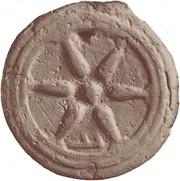1 Semis Wheel / Anchor; five spokes obverse image