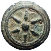1 As Wheel / Wheel, Etruria, 240 BC - 225 BC reverse image