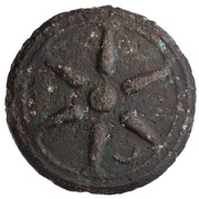 2 Asses Wheel / Anchor obverse image