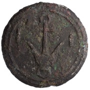2 Asses Wheel / Anchor, Etruria, 240 BC - 225 BC reverse image