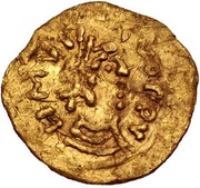 Tremissis Viviers mint obverse image