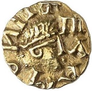 Tremissis - Moneyer Ela Quentovic mint obverse image