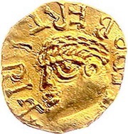Tremissis - Theudebert II Brioude mint obverse image