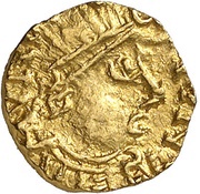 Tremissis - Moneyer Mundericus Sion mint obverse image