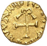 Tremissis - Moneyer Mundericus Sion mint reverse image