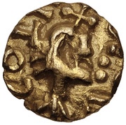 Tremissis - Moneyer Bertechramno Rouen mint obverse image